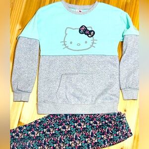 Hello Kitty Two Piece Sweater and Matching Pants size 8/10